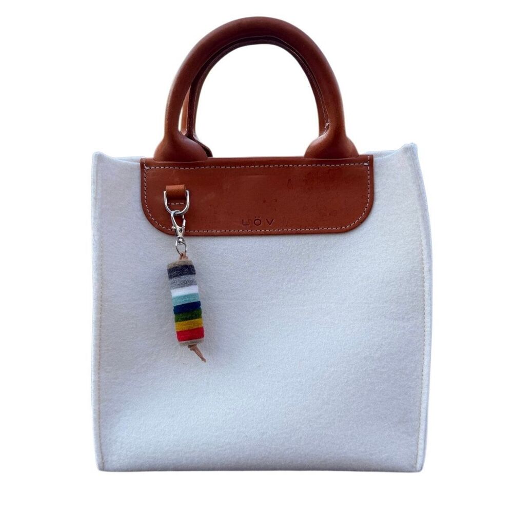 Lov Felt and Leather Tote
